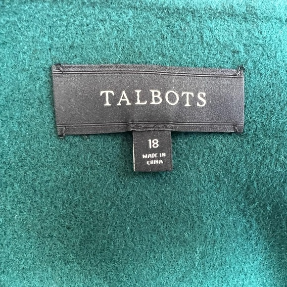 Talbots Jewel Green Wool Blend Skirt - Picture 7 of 11